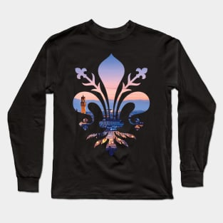 Florence Fleur de Lis Long Sleeve T-Shirt